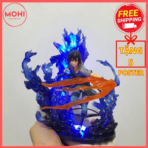 Bộ đôi Uchiha Itachi và Sasuke Có bản Led, có hộp màu, cao 21 cm - Mô hình Naruto