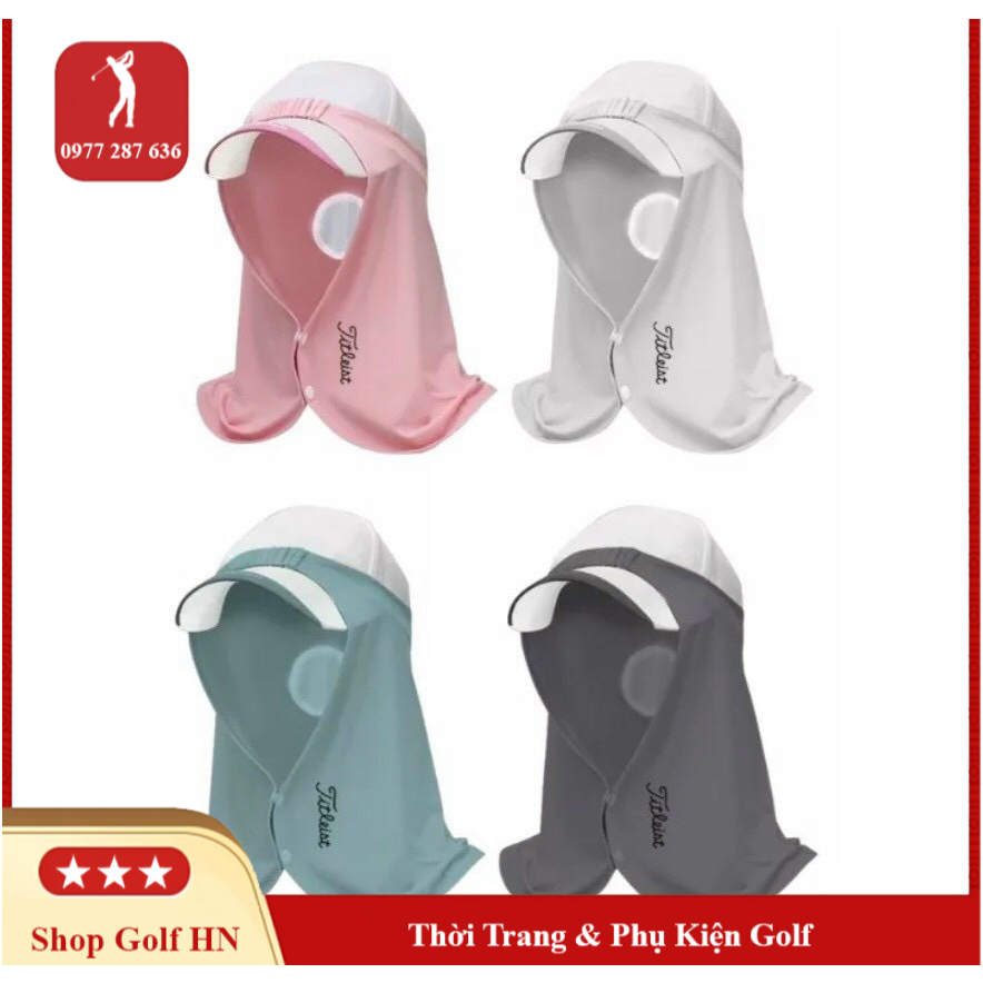 Khăn chùm chống nắng chơi golf nam nữ Titleist chống tia UV bảo vệ da hàng chính hãng