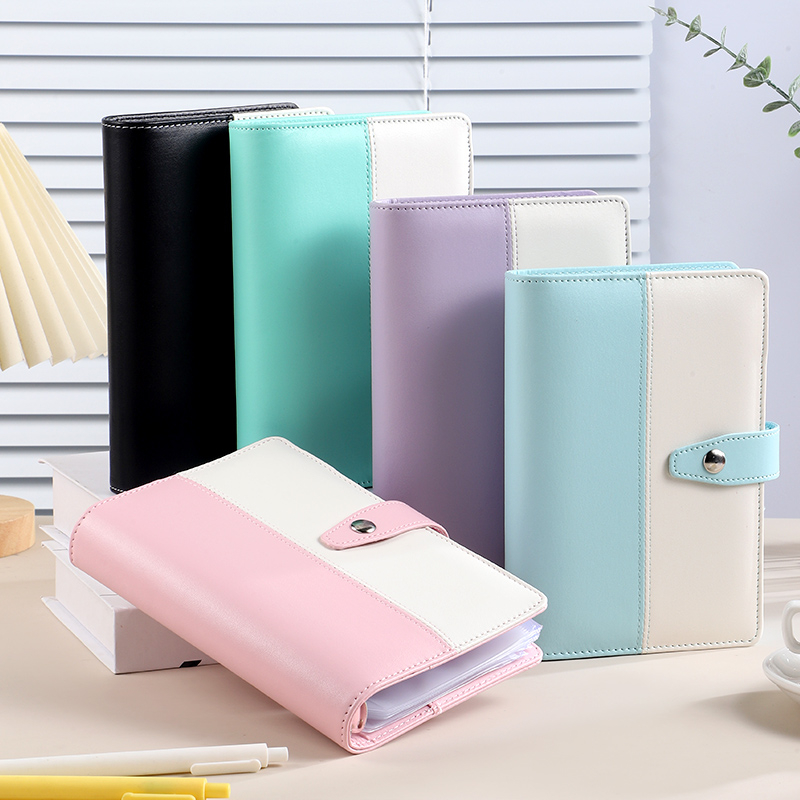 Sổ tiết kiệm đựng tiền Thiên Tường sổ chi tiêu tiết kiệm thông minh nhiều ngăn túi zip A6 dùng đựng tiền tiết kiệm