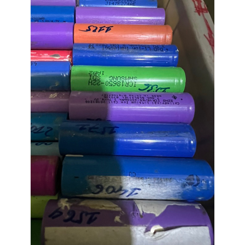 Pin 18650 hàng cũ tháo khối dung lượng từ 1000mah đến 1500mah