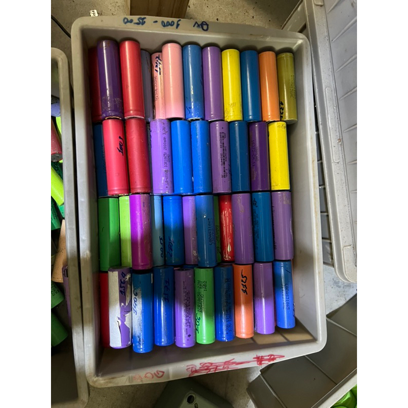 Pin 18650 hàng cũ tháo khối dung lượng từ 1000mah đến 1500mah