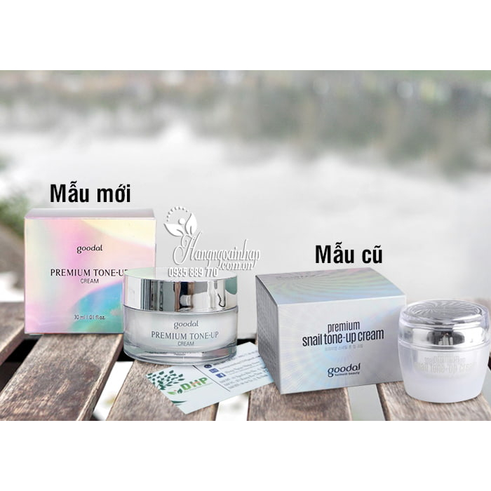 Kem ốc sên dưỡng trắng da Goodal Premium Snail Tone Up Cream - 30g
