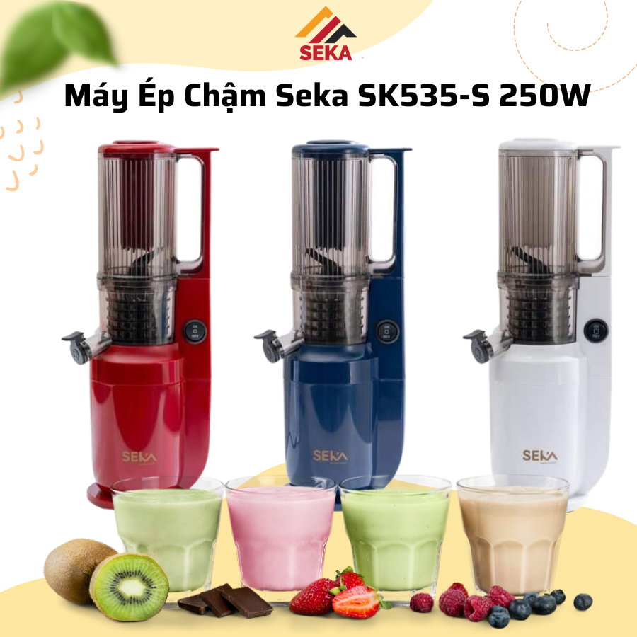 Máy ép chậm đa năng Seka SK535-S công suất 250W - Bảo hành toàn quốc