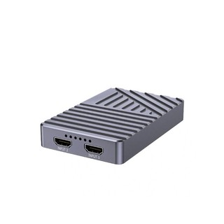 Box capture livestream unisheen uc3300h-plus dual hdmi 4k có 2 đường vào hdmi song song.
