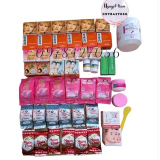 Công thức kem spa trắng nhanh siêu rẻ nắp hồng hàng thái chuẩn xịn tặng kèm muỗng lấy kem
