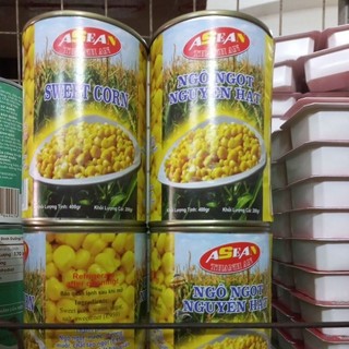 Hộp ngô ngọt 400g, trọng lượng cái 200g
