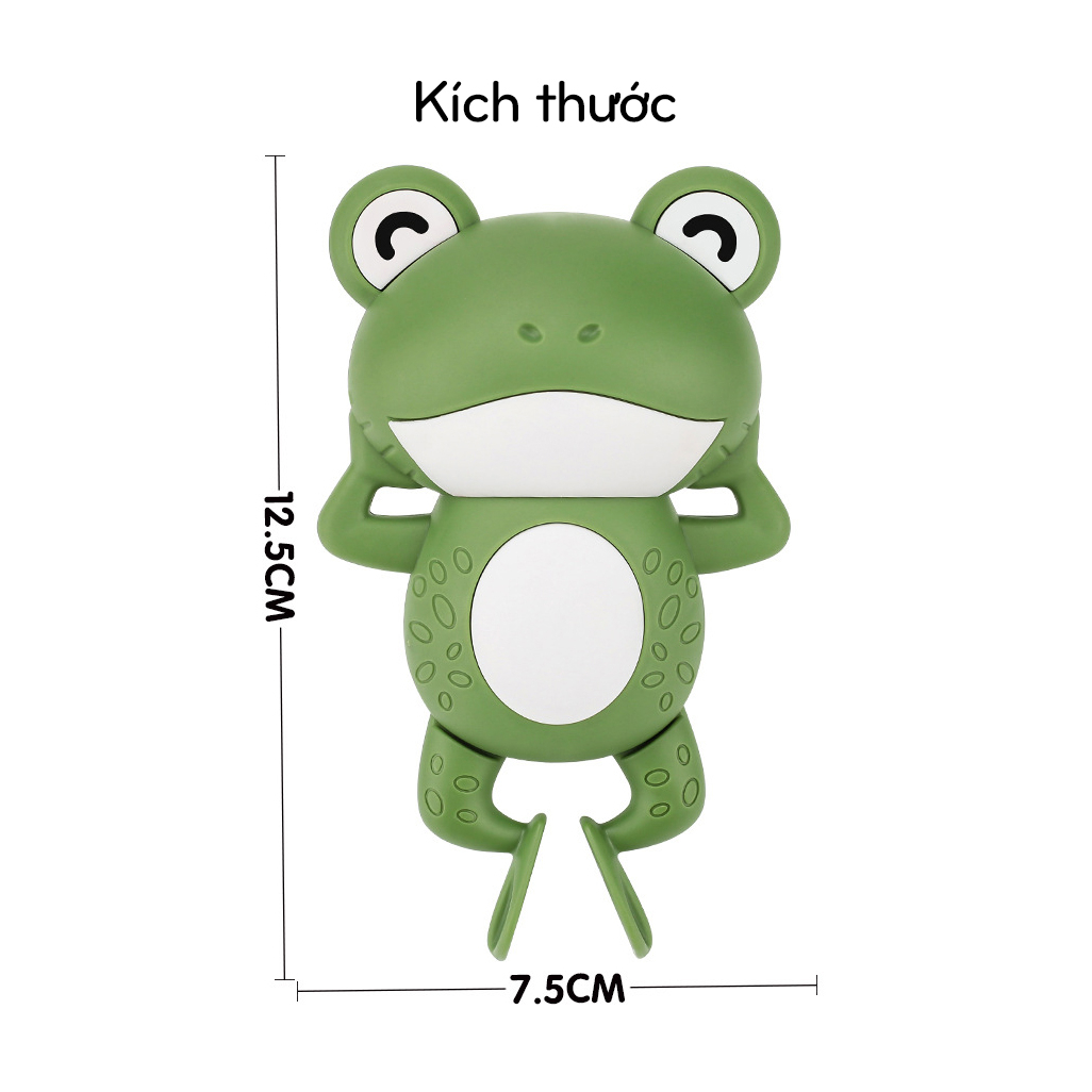 Đồ chơi nhà tắm COMBO 3 con ếch thả nước chạy bằng cót cho bé