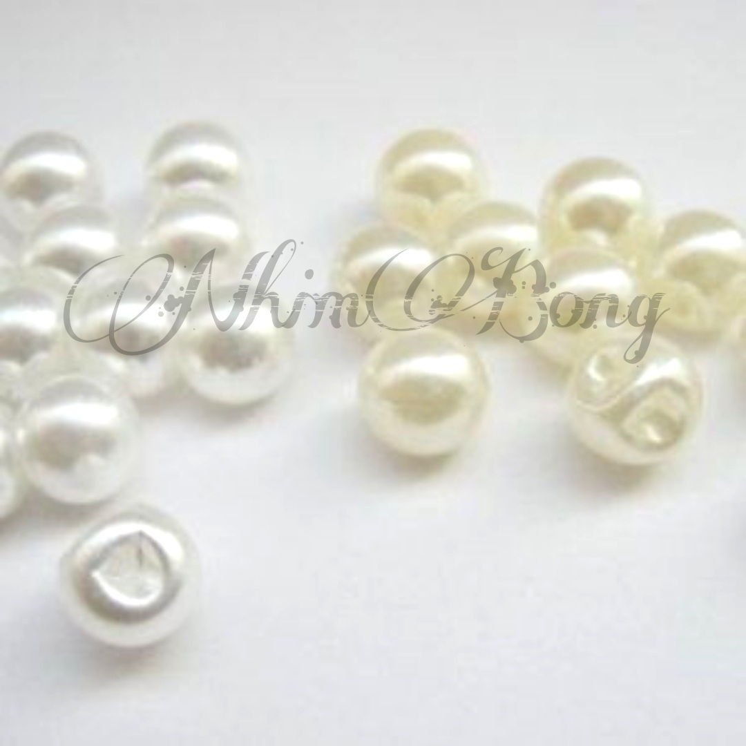 Cúc áo nhựa size 8-10mm/ túi 50 hạt