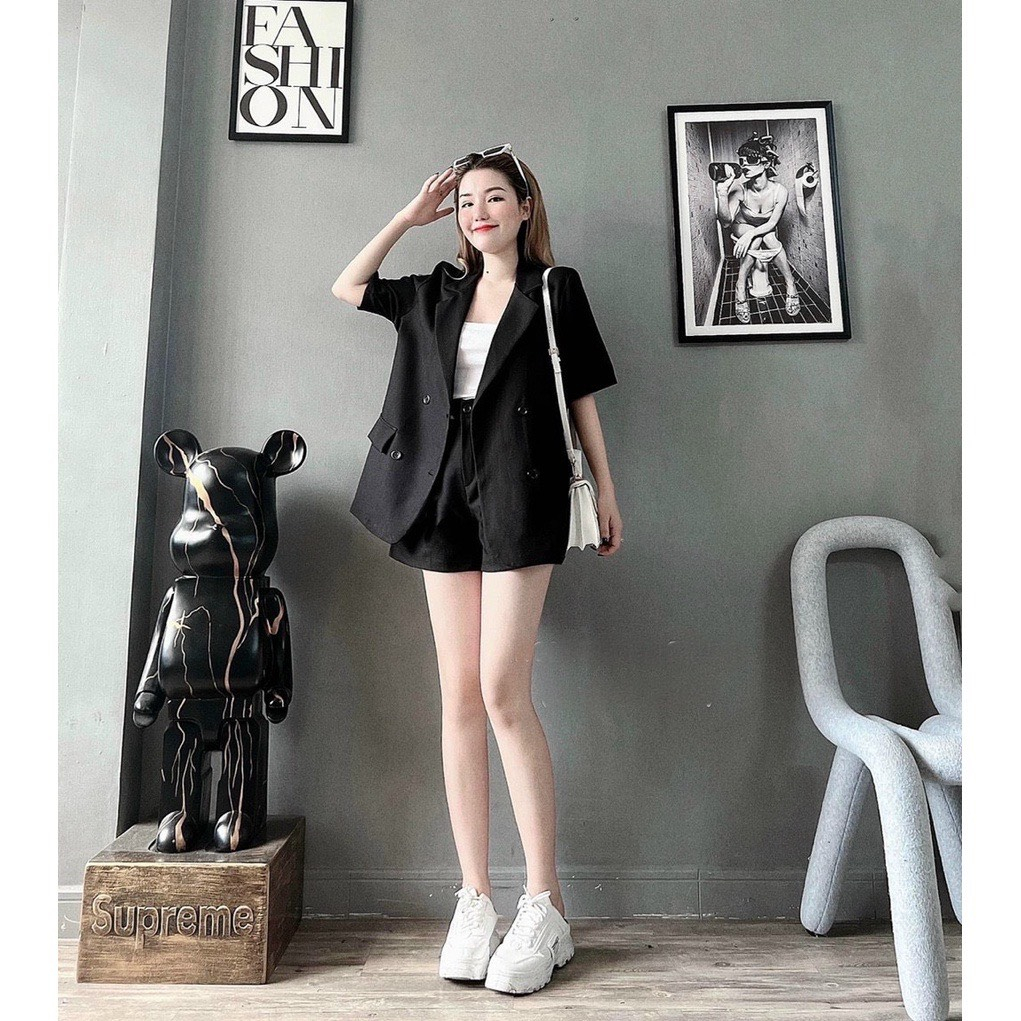 S121 - Set vest tay ngắn 3 món