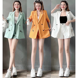 S121 - set vest tay ngắn 3 món