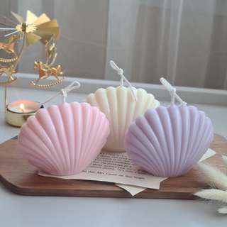 Nến thơm hình con sò trang trí phòng ngủ, phòng khách, làm quà tặng, décor siêu đáng yêu