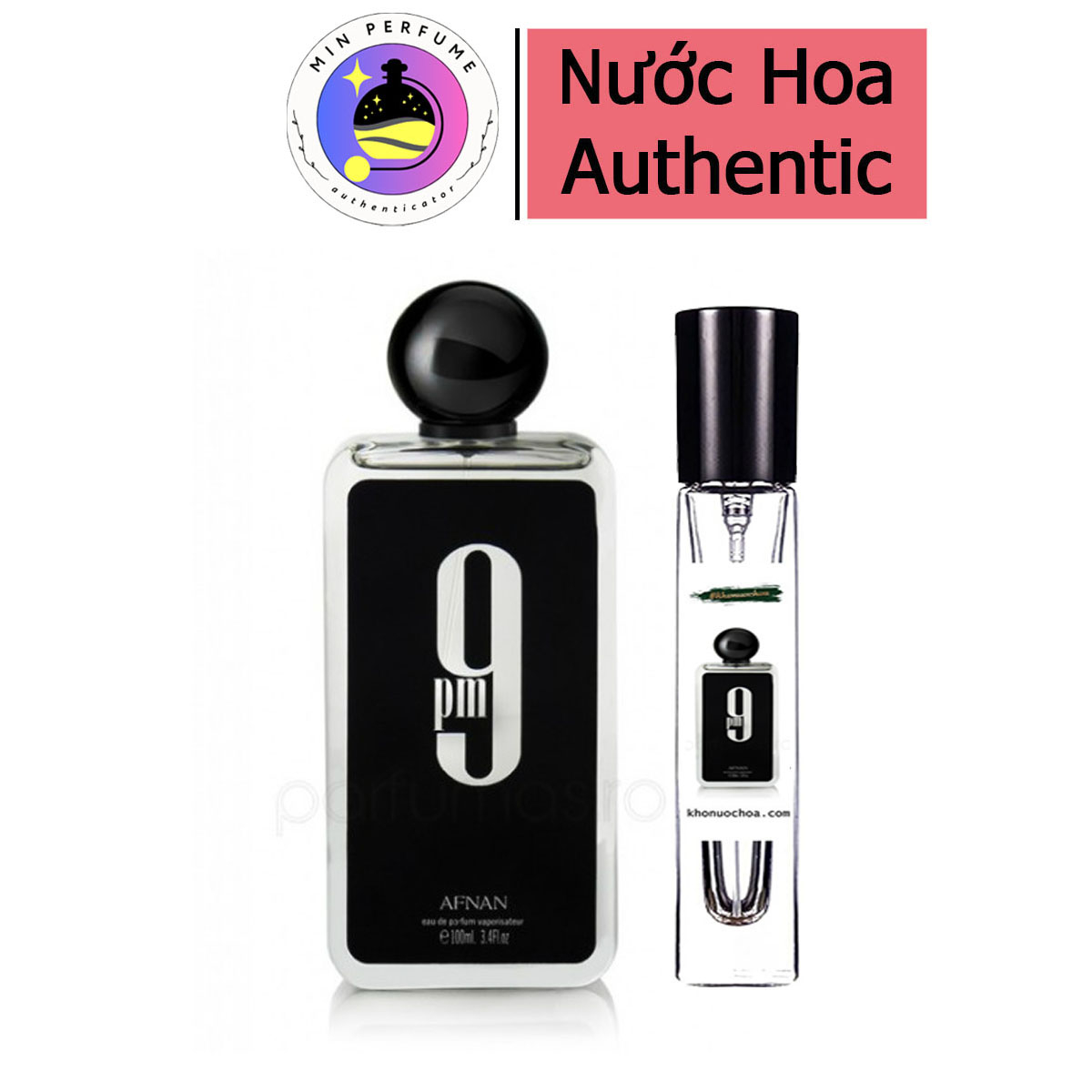 Nước Hoa Nam Afnan 9Pm - Bad Boy, Ấm Áp, Cá Tính [Mầu Thử 5 - 10 - 20Ml]