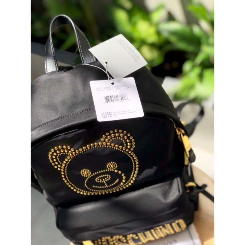 Balo MOCHINO Logo Gấu siêu xinh