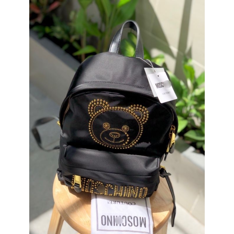 Balo MOCHINO Logo Gấu siêu xinh