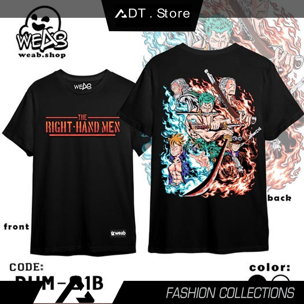 Áo thun hình WEAB CLOTHING RHM-01 ONE PIECE cực chất giá rẻ mẫu HOT bán chạy