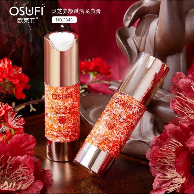 kem Huyết rồng OSUFI dạng vòi chiết suất nấm linh chi đen giảm mụn ẩn bảo vệ da chi số chống nắng dễ sử dụng