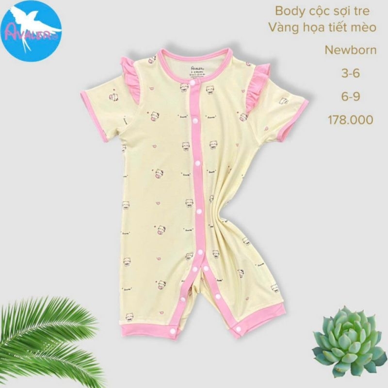 Body đùi bé trai, bé gái Avaler chất sợi tre