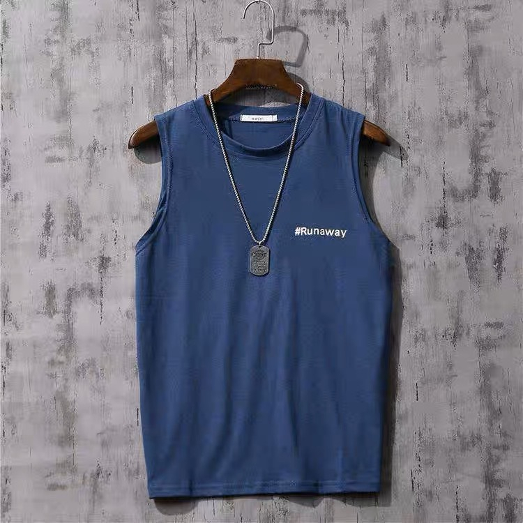 Áo ba lỗ - Áo Tank Top unisex in #RUN AWAYchất liệu cotton siêu mát, đường may kĩ, Nice Clothes