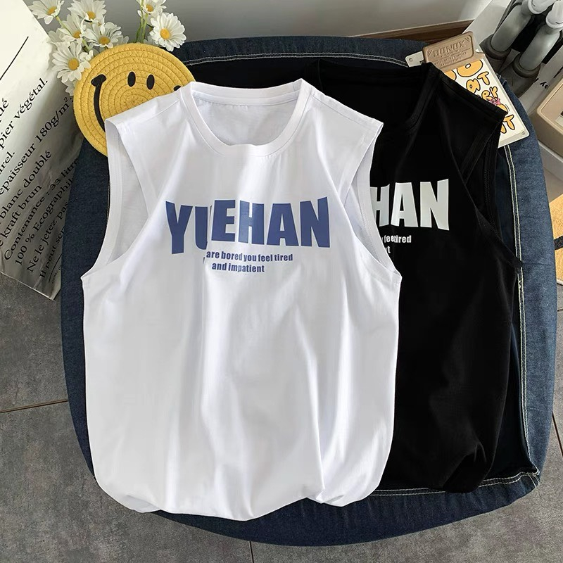 Áo ba lỗ - Áo Tank Top unisex IN YUEHAN, chất liệu cotton siêu mát, đường may kĩ, Nice Clothes