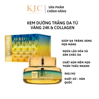 Kem dưỡng làm trắng da từ 24k & Collagen - FARMSTAY GOLD COLLAGEN NOURISHING CREAM