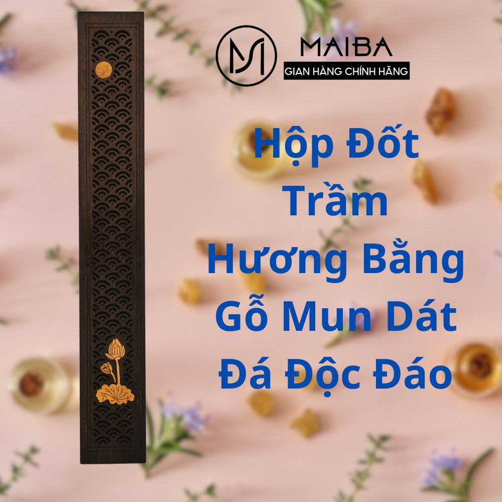 Nhang Trầm Hương Cao Cấp Không Tăm MAIBA Cao Cấp Thơm Tự Nhiên Xông Sạch Phòng Đồ Thờ Cúng Phong Thủy