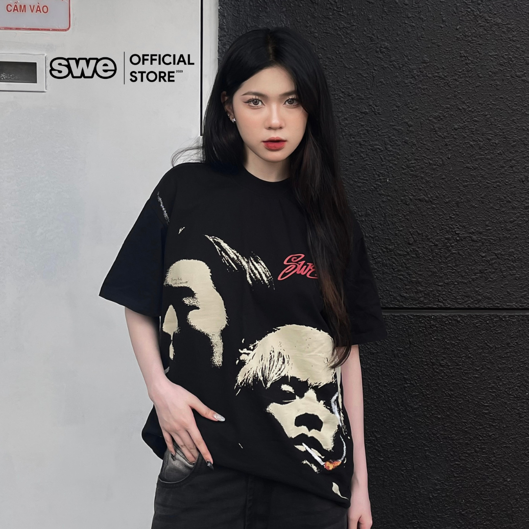 Áo Thun Local Brand Unisex SWE FACELESS TEE - Đen