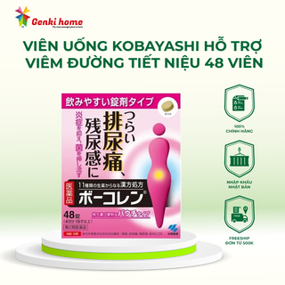 Viên uống Kobayashi hỗ trợ viêm đường tiết niệu 48 viên