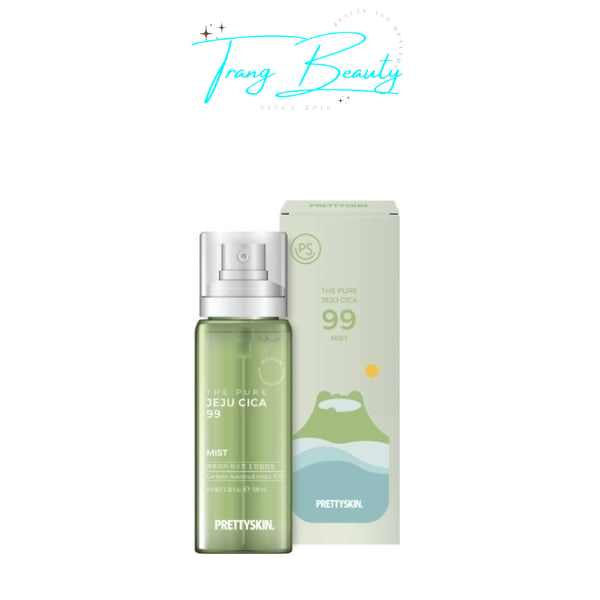 Xịt Khoáng Rau Má PRETTYSKIN THE PURE JEJU CICA 99 MIST 100ML | BigBuy360 - bigbuy360.vn