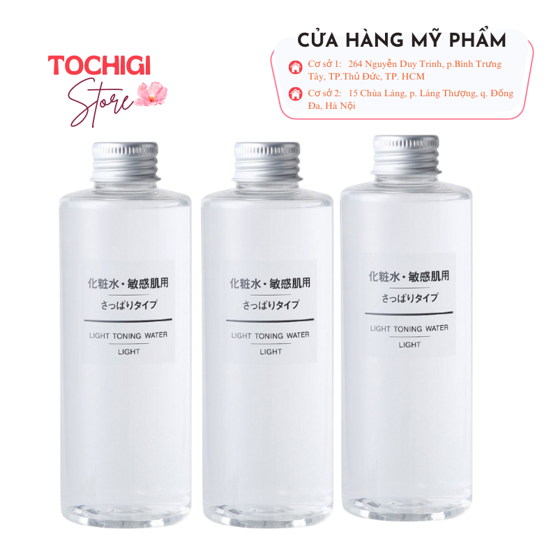 Nước hoa hồng Muji Light Toning Water 200ml