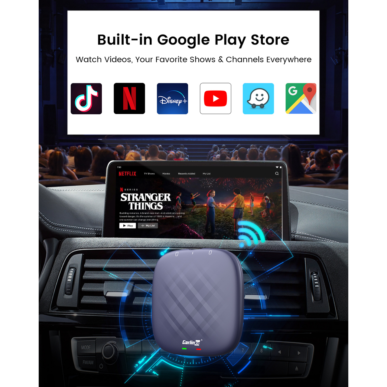 Carlinkit TBox Plus sử dụng chip Snapdragon 665 mới nhất, 3 phiên bản ram 4/6/8GB, hệ điều hành Android 12, tặng sim 4G | BigBuy360 - bigbuy360.vn