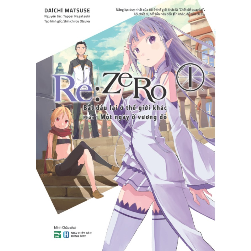 Sách - Re: Zero - Bắt Đầu Lại Ở Thế Giới Khác - Phần 1: Một Ngày Ở Vương Đô - Bộ 2 Tập (Manga)