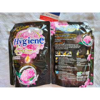 Nước xả vải hygiene thái lan 1100ml đậm đặc gói lớn hương hoa tự nhiên.