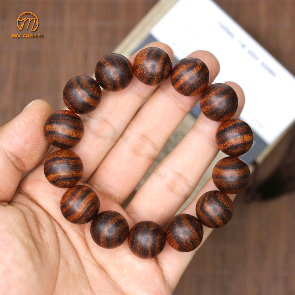 Vòng tay gỗ Sưa tím chuẩn tự nhiên, Vòng gỗ Sưa đỏ chất tím