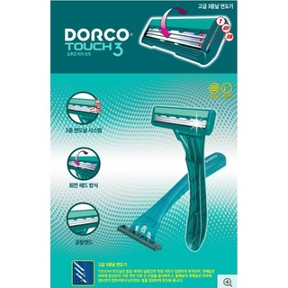 Dorco touch 3 / dao cạo râu 3 lưỡi iện lợi / nội địa hàn