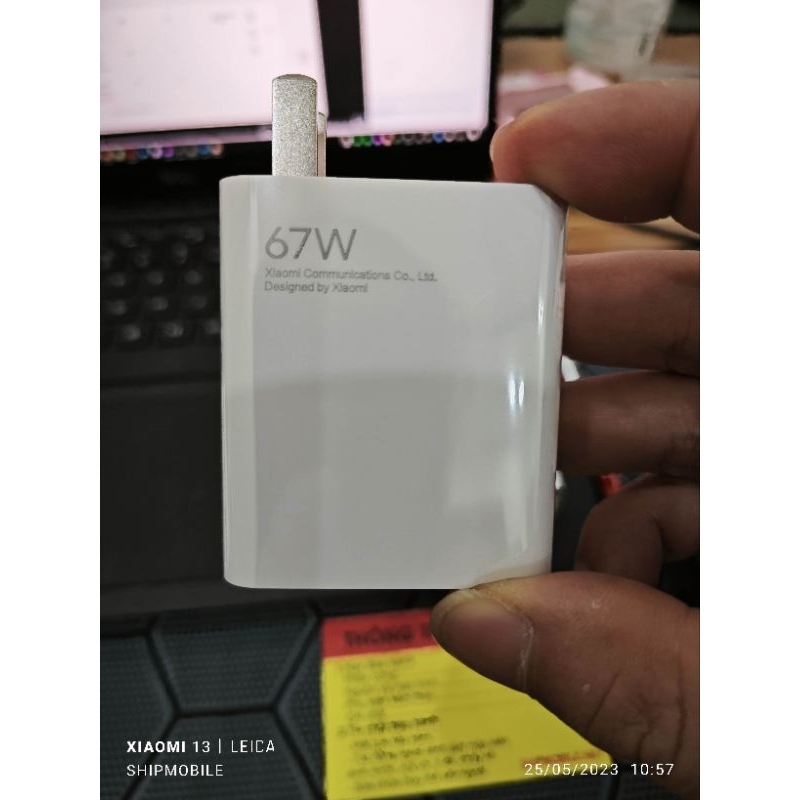 Bộ sạc cáp Xiaomi 67W chính hãng cho Mi 12 , Mi 13 , Mi Pad , Redmi K60