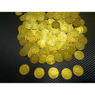 Tem mèo  titan vàng size 27mm