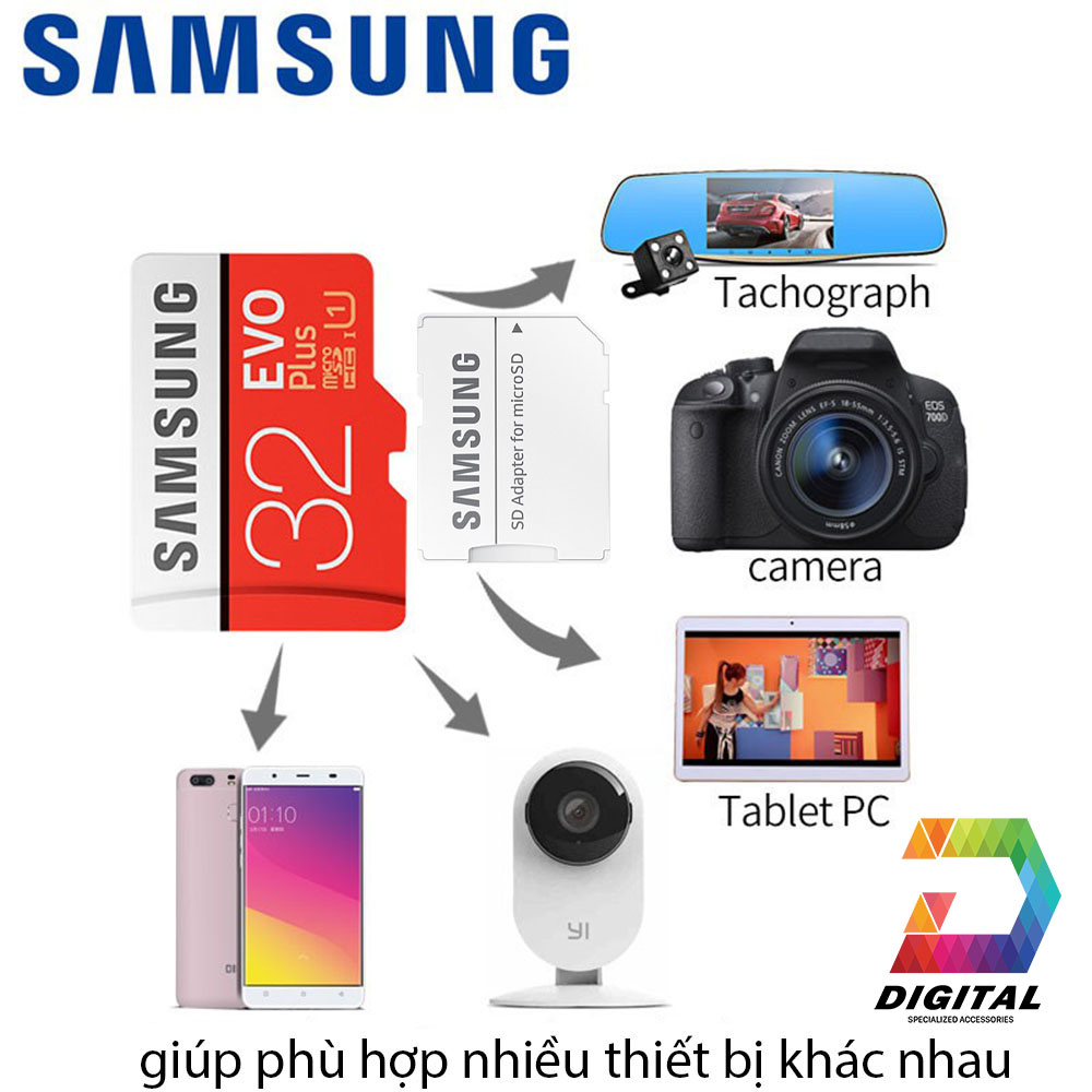 Adapter Thẻ Nhớ Chuyển Đổi Thẻ Nhớ Micro SD Sang Thẻ SD Chính Hãng | BigBuy360 - bigbuy360.vn