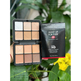 Bảng kem nền 12 ô Make Up For Ever Invisible Foundation Palette