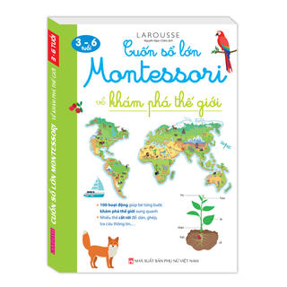 Sách - Combo 3c cuốn sổ lớn Montessori