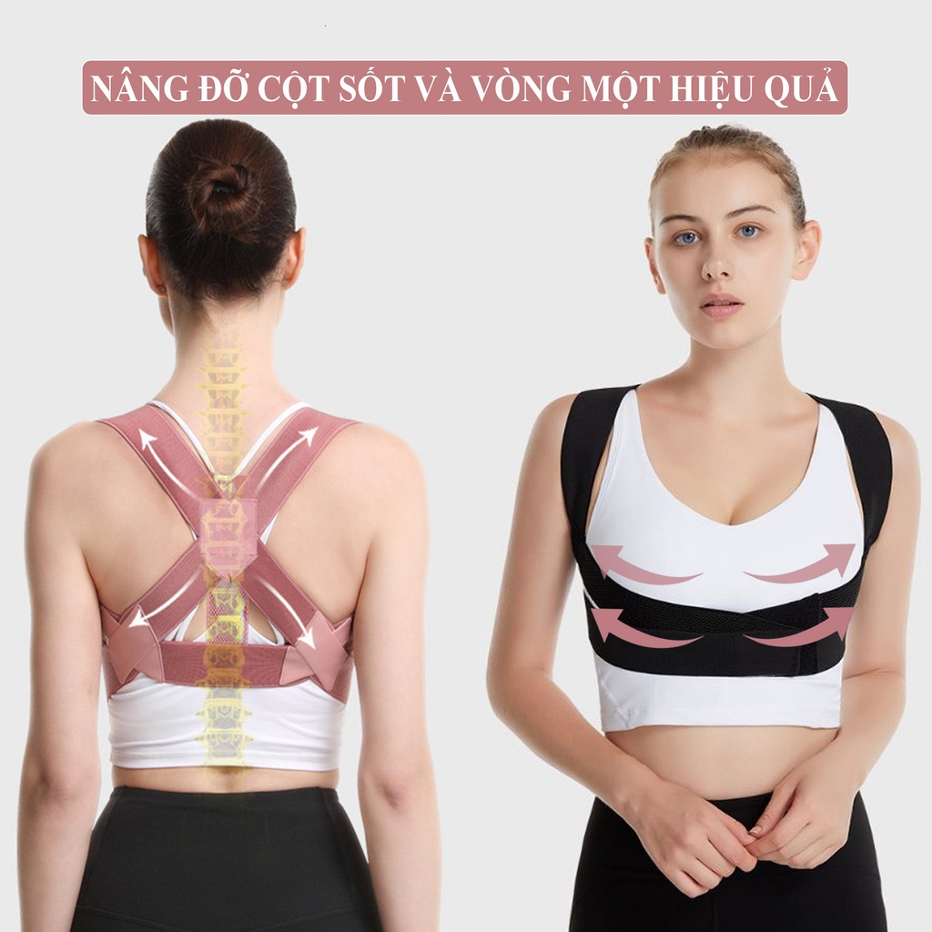 ĐAI CHỐNG GÙ LƯNG, ĐAI NÂNG BẢO VỆ VÒNG MỘT SAMEPEAK _ Định Hình Thẳng Lưng Tập Gym Yoga Fitness