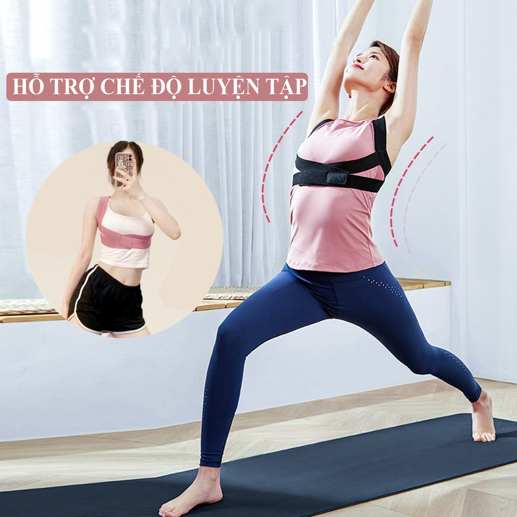 ĐAI CHỐNG GÙ LƯNG, ĐAI NÂNG BẢO VỆ VÒNG MỘT SAMEPEAK _ Định Hình Thẳng Lưng Tập Gym Yoga Fitness