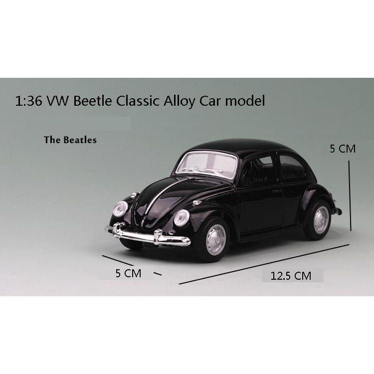 Xe mô hình Volkswagen Beetle Classic 1:36 kim loại