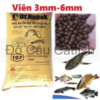 1Kg Thức ăn Cá Dr.Dupak T07 40% Đạm(đạm cao) Cho Cá Ăn Hoặc Dùng Câu Cá-Cám cá