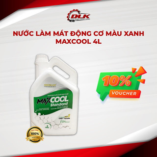 Nước làm mát động cơ, dung dịch làm mát động cơ xe màu xanh standard maxcool 4l