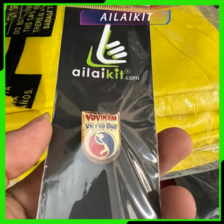 {Huy Hiệu mạ vàng } Vovinam Cài Áo Mẫu 1975 Ailaikit