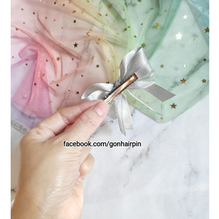 Set combo kẹp và cột tóc nơ voan