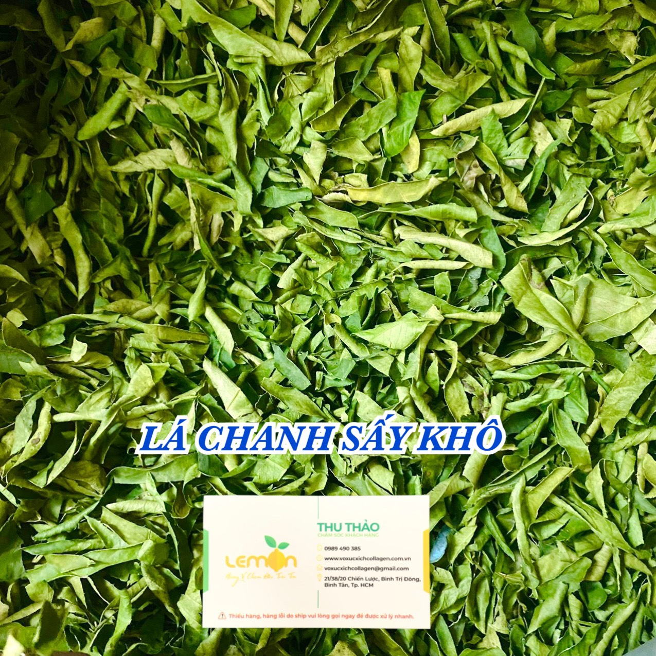 [100g-500g] Lá chanh sấy khô làm khô gà lá chanh, nấu món Á, nấu nước xông - SỈ GIÁ TỐT