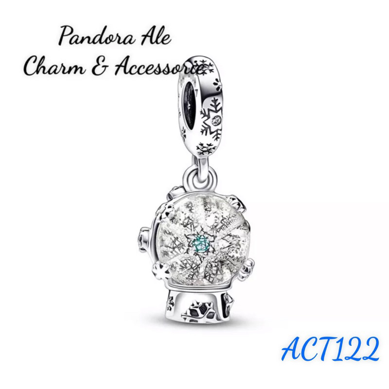 PAN ALE CHARM TREO QUẢ CẦU TUYẾT BẠC S925
