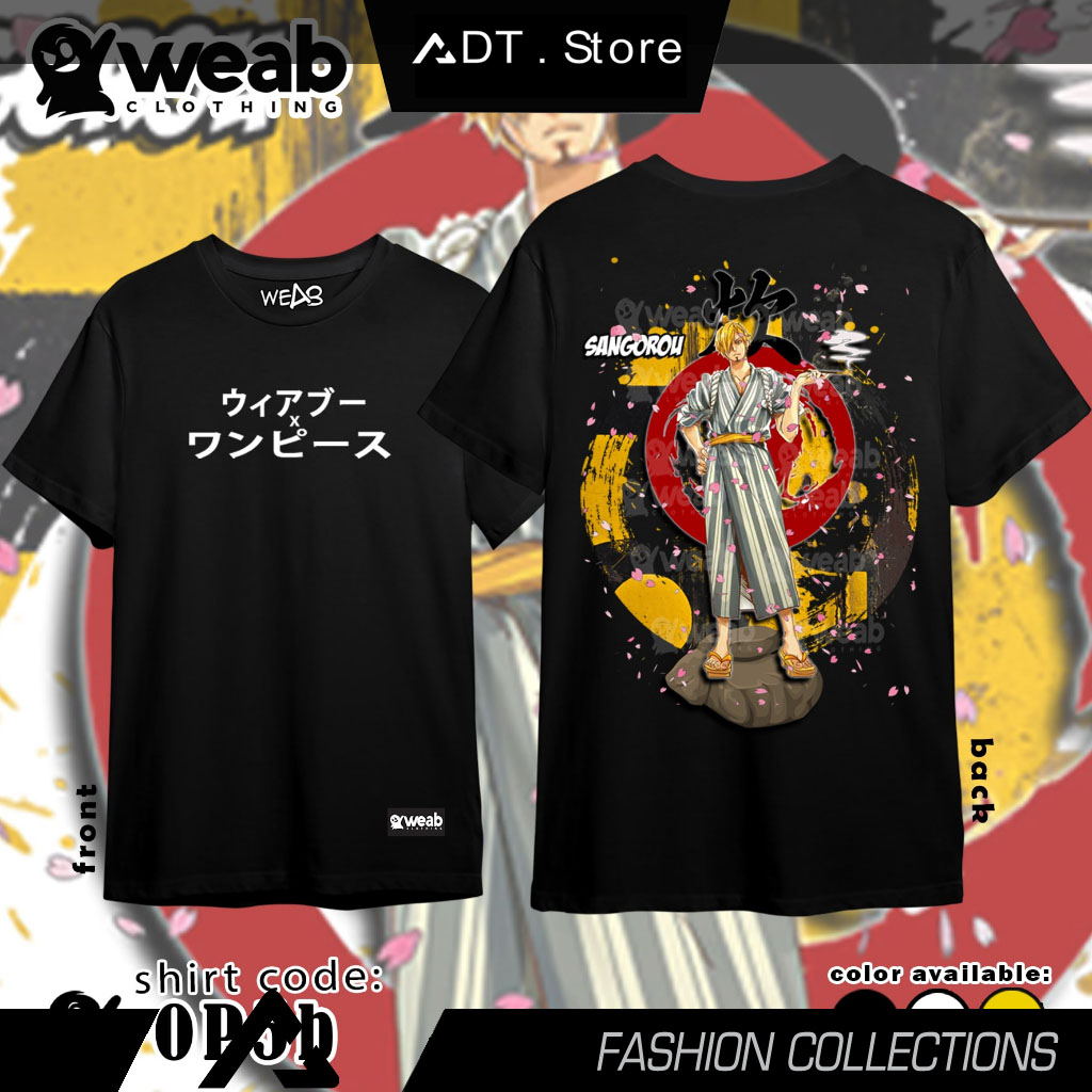 Áo thun hình WEAB CLOTHING ONE PIECE cực chất giá rẻ mẫu HOT bán chạy