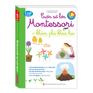 Sách - Combo 3c cuốn sổ lớn Montessori